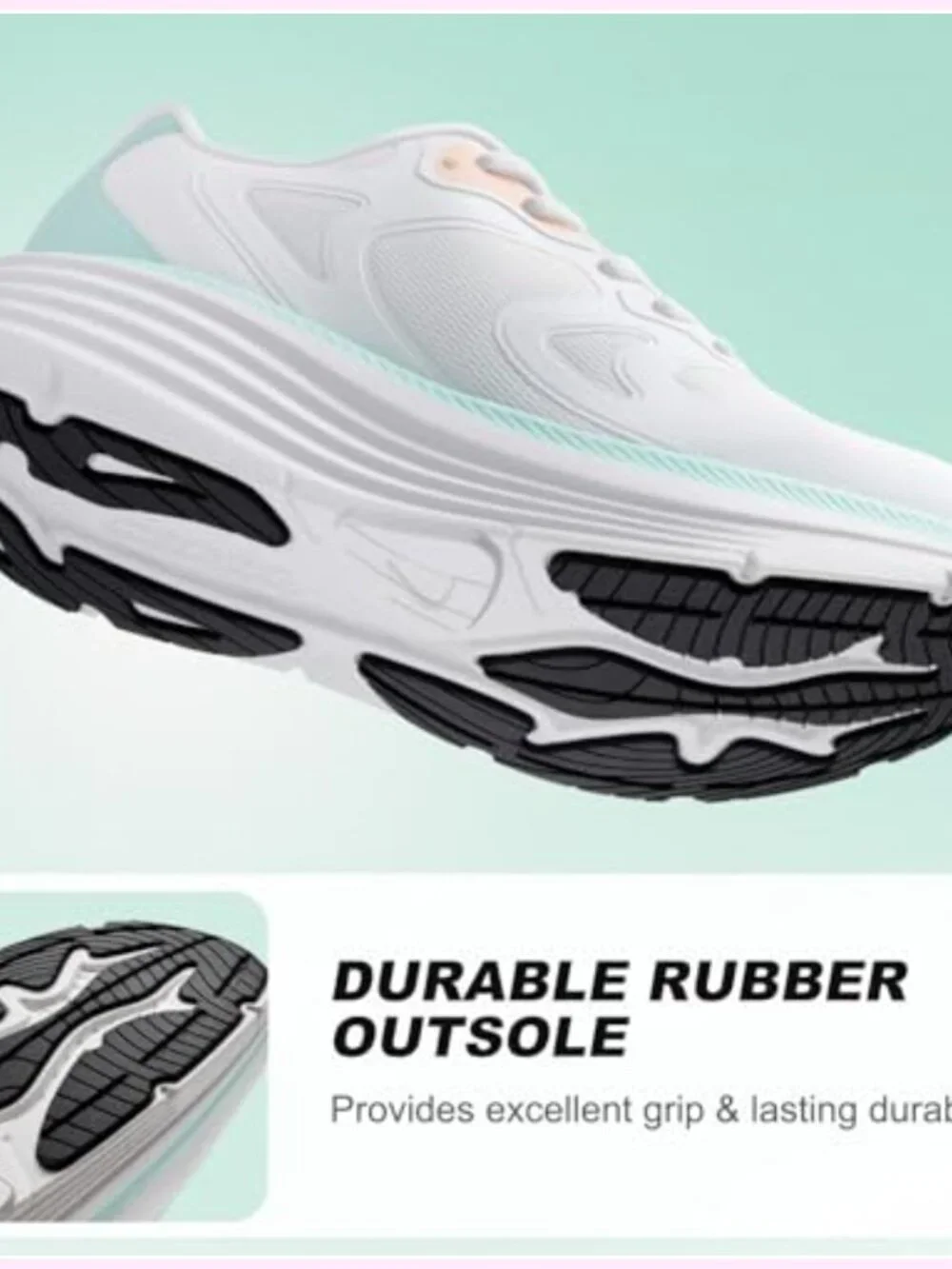 Anti-Fatigue Max Cushion Walking Shoes for Work - Wide Fit